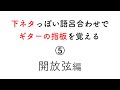 下ネタっぽい語呂合わせでギターの指板を覚える⑤#shorts