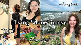 Living *ALONE* in NYC... for the first time ever | a chatty vlog.