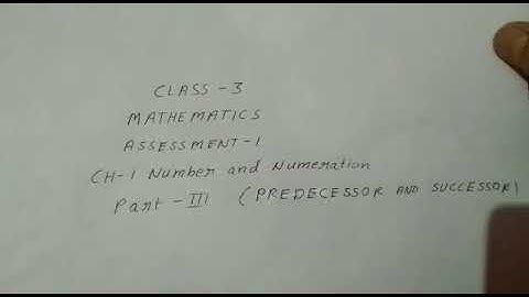 Class 3 Math Ch 1 Number and Numeration Part 3