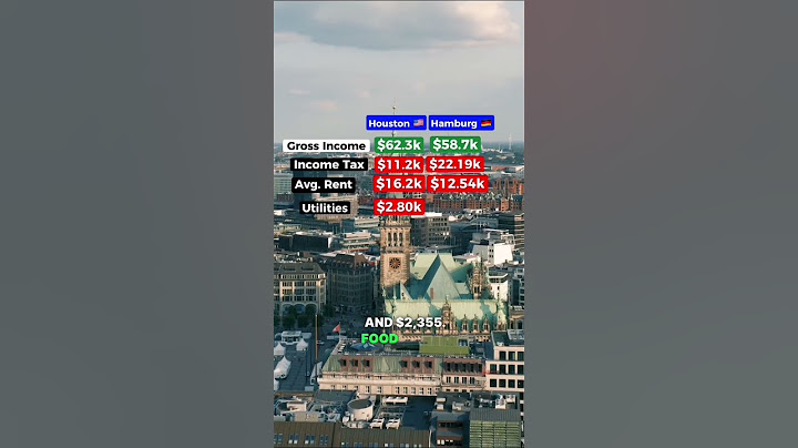 Cost of Living in Houston, Texas vs. Hamburg, Germany? #houston #hamburg #texas #germany #salary