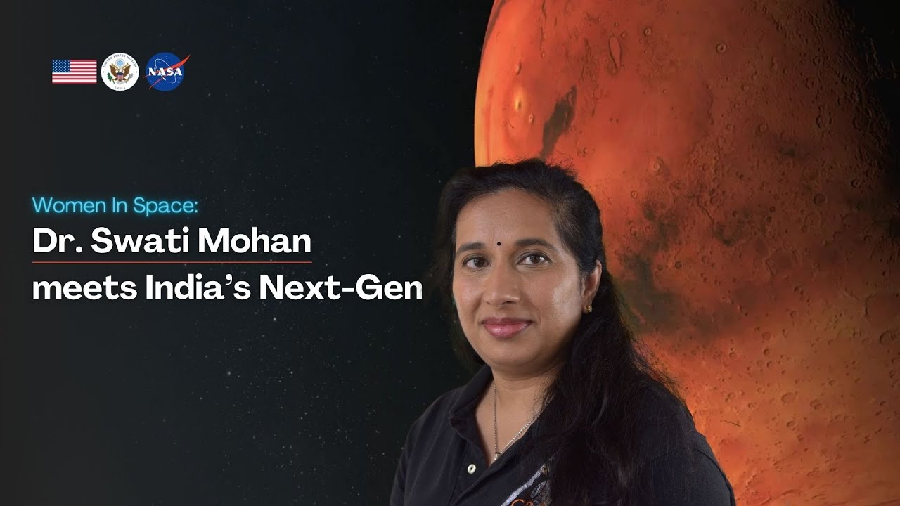 Women In Space: Dr. Swati Mohan meets India's Next-Gen - YouTube