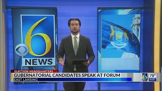 Gubernatorial candidates pitch themselves at forum