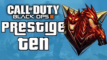 Entering Prestige 10 Custom Classes, Stats, and More (Black Ops 3)