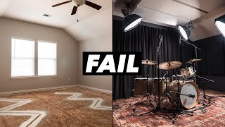 Why I Failed To Soundproof My Studio