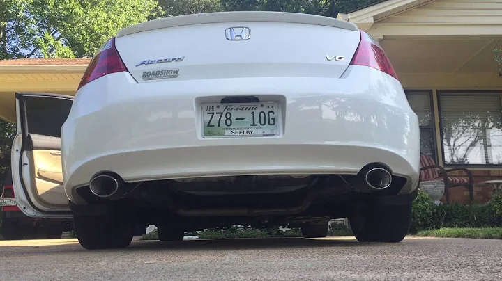 2008 Honda Accord V6 6MT Rear Muffler Deletes