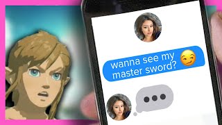 I Flirted on Tinder using Zelda Pickup Lines from my Fans...