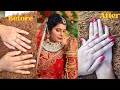 Getting Bridal Nails Extensions for The First Time in Life under Rs.1000 | before & after | #mkmiru