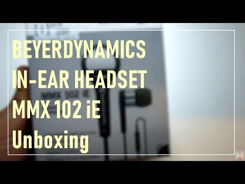 Beyerdynamic MMX 102 iE Unboxing