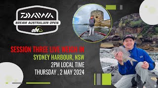 2024 Daiwa BREAM Australian Open | Day 3 LIVE Weigh In