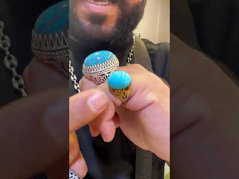حجر فيروز النيشابوري الأصلي