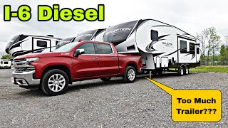 How Much Trailer Can A 2021 Silverado 1500 Diesel Tow??? | Check Out This Small Grand Design 2400BH