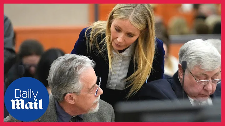 Gwyneth Paltrow whispers in accusers ear after winning ski crash court case