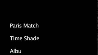paris match - time shade chords