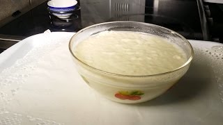 قشدة (قشطة)  Qashtaطريقة تحضير القشدة المنزلية.home made