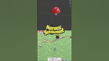 #gamedev Update 023 Creating a #rpg  from nothing using #unity and #blender | Heroes Settlement