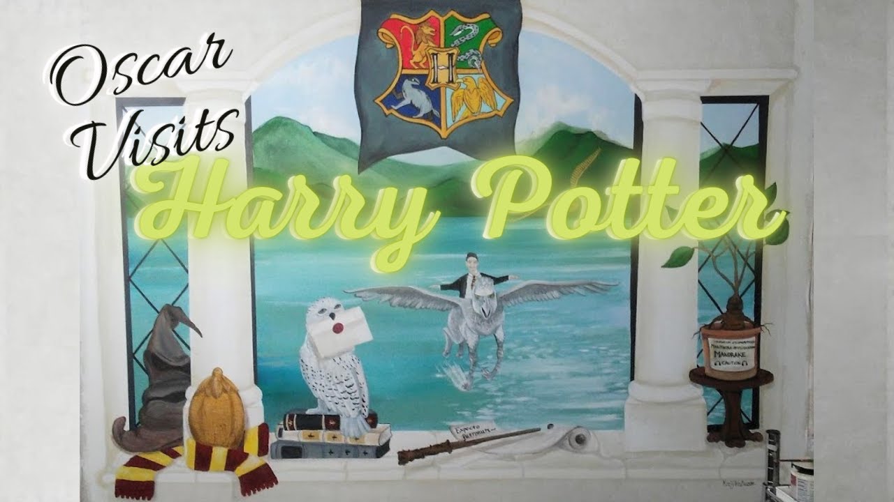 Harry Potter Mural Canvas For Wallpaper Room For You Project Youtube