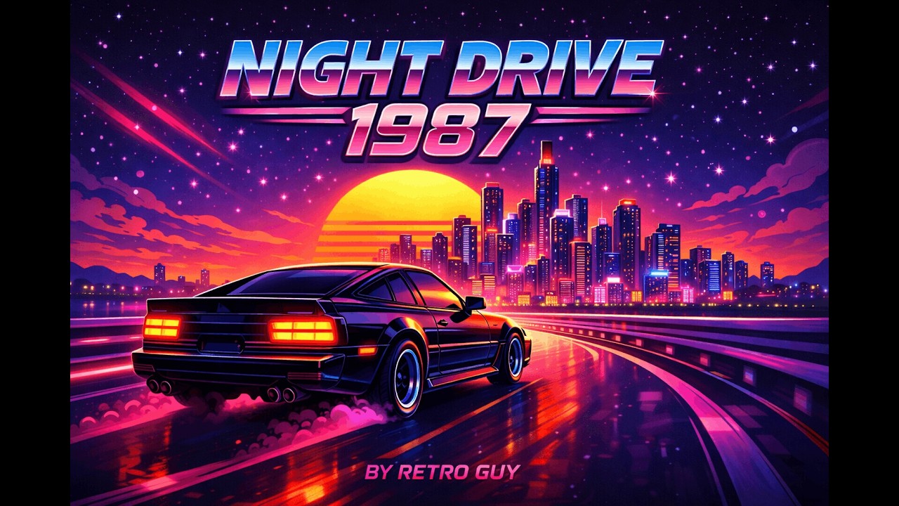 Night Drive 1987 | Late Night Study Session