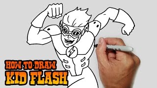 How to Draw Kid Flash- Young Justice- Video Lesson