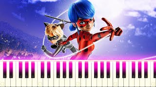 🎵 ALL Miraculous Ladybug The Movie Songs On Piano screenshot 4