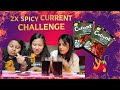 2X SPICY CURRENT CHALLENGE 🥵||Loser Gets chilli Punishment 🤢||ft.Amrita and Amisha|| Binita Chhetri