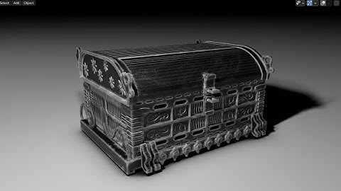 Chest Box Speed Modeling - Grid Modeler (blender addon)
