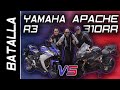 APACHE 310RR VS YAMAHA R3 | BATALLA A MUERTE | #FULLGASS