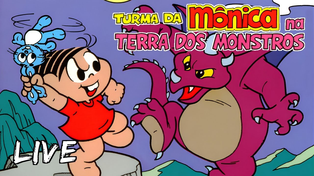 Turma da Mônica na Terra dos Monstros do Mega Drive! - YouTube