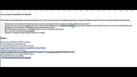 Oracle EBS R12-Install -Class 1