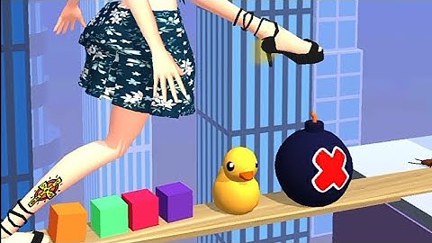 ASMR TIPPY TOE Gameplay crazy girls big bomb blast tipps gaming area 👯👠💣💥