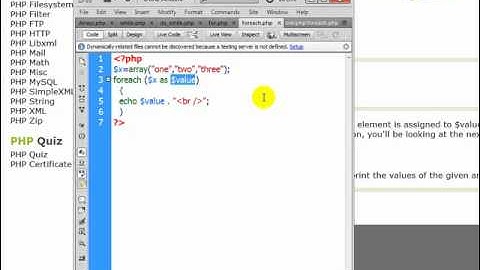 สอน PHP Foreach Loop