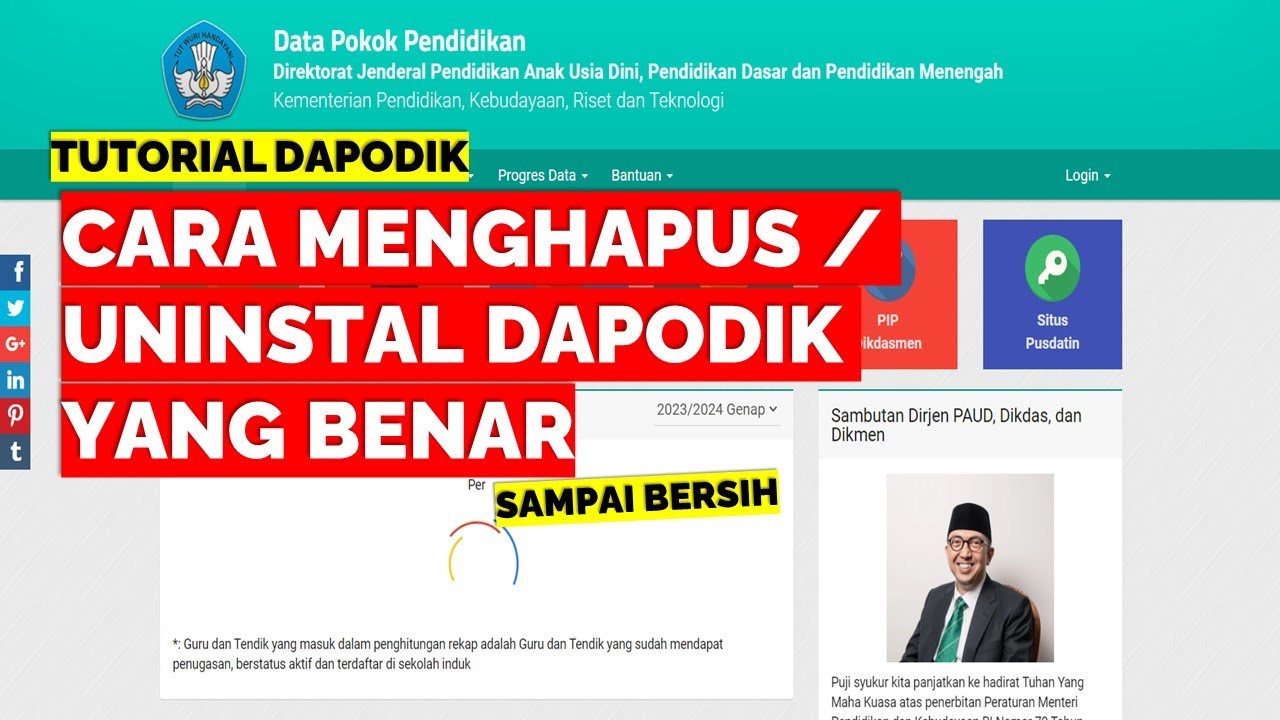 Cara menghapus uninstall dapodik yang benar youtube