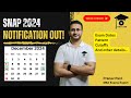 SNAP 2024 Notification Out | Exam Dates | Fees | Exam Pattern | Test Series | Tips and Tricks