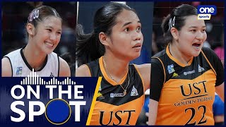 Detdet Pepito, Angge Poyos, Bianca Plaza share thoughts as UST enters Final Four | #OSOnTheSpot