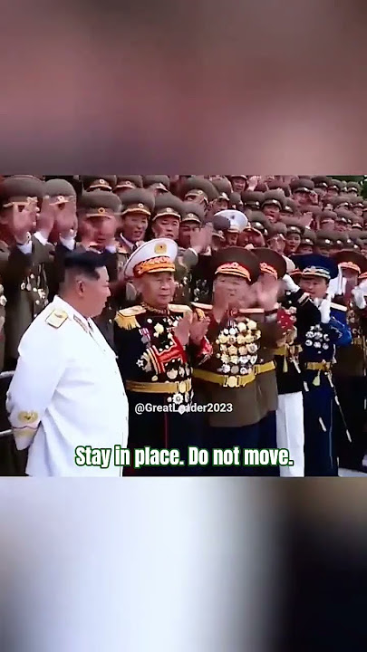 Stay in place. Do not move. 🧐 #northkorea #kimjongun #shorts #leader
