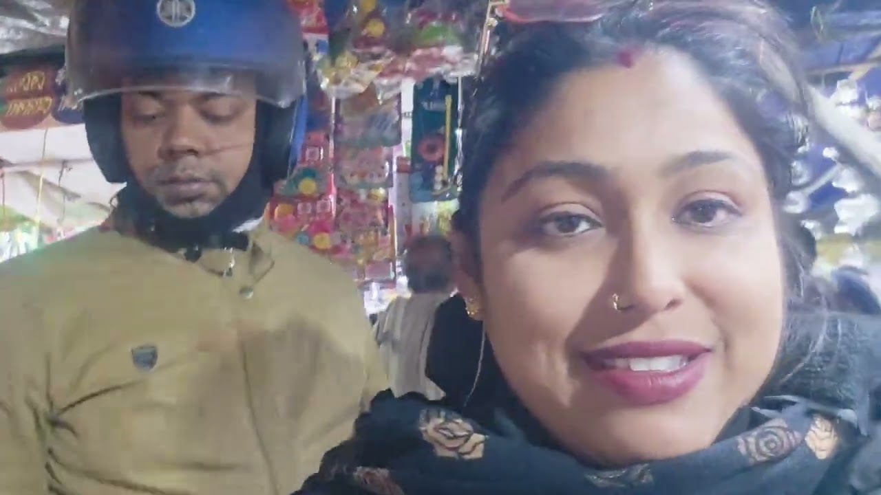 চলে গেলাম তোমাদের দাদাভাই কে নিয়ে শ্যামনগরের পৌষ কালীর পুজো দিতে 