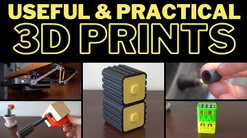10 USEFUL and FUN Things to 3D Print First