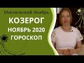 Козерог - гороскоп на ноябрь 2020 года . Астрологический прогноз