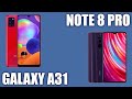 Samsung Galaxy A31 vs Xiaomi Redmi Note 8 Pro. Разница есть?