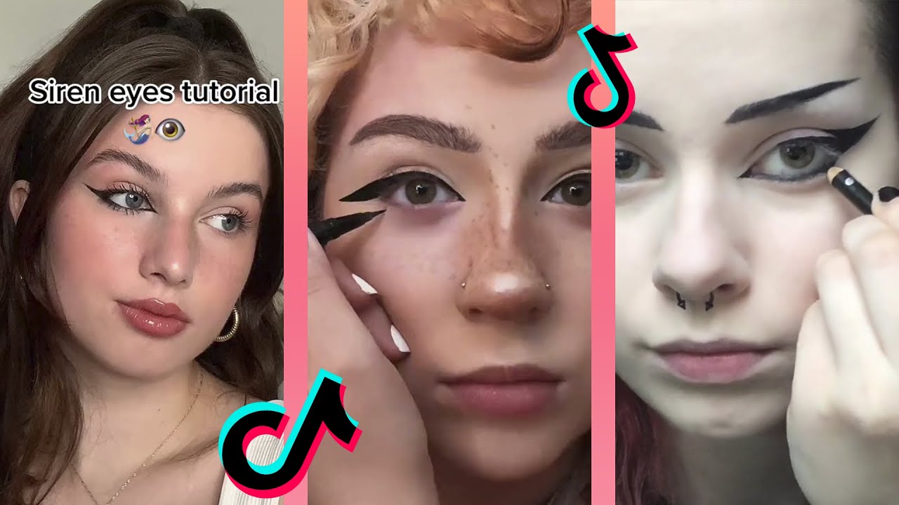 Eyeliner makeup tutorial tiktok compilation eye makeup tutorial YouTube
