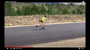 Rollerskiing Classic - Diagonal Stride