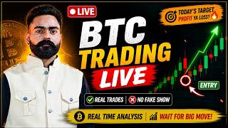 LIVE BTC Trade | 1 Trade Challenge 💥 | Profit Target Hit Hoga?