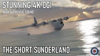 SHORT SUNDERLAND: 4K CGI, 10 FACTS & THE RARE SOUND OF PEGASUS ENGINES