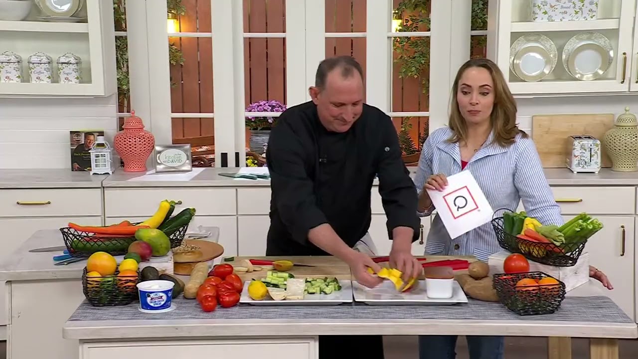 Kuhn Rikon Set of 4 Secure Grip Essential Knife Set on QVC - YouTube