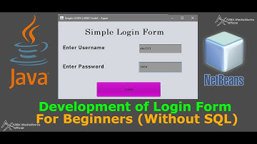 Design Simple Login Form in Java Netbeans [Without SQL Database] | ARBX CodeX 2020