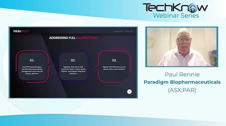 TechKnow Webinar Series - Paradigm Biopharmaceuticals (ASX:PAR)