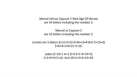 MvC2 Marvel Versus Capcom 2 PS4 Combos And Mathematics