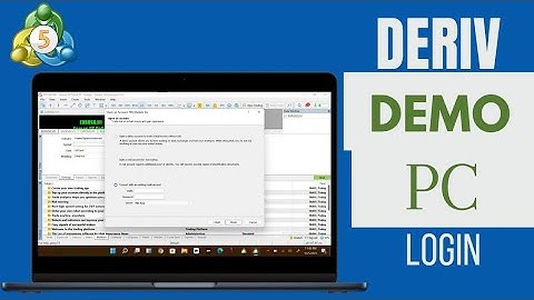 How To Login Deriv Demo Account On MT5 PC | Login Deriv On MT5 PC 