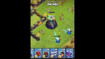 MAGIC ARCHERS VS WIZARD TOWER IN COC #short #clashroyale #clashofclans #sumit007