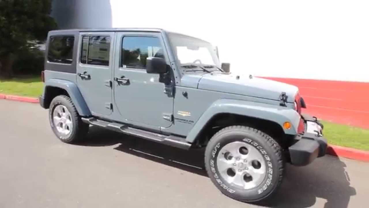 2014 Jeep Wrangler Sahara Unlimited | Anvil | EL278522 | Seattle | Bellevue  - YouTube