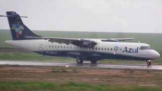Azul - ATR 72-600 (PR-AQR) - Pouso - Aeroporto de Sinop MT- 18/11/2017.